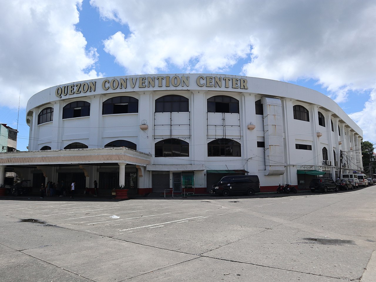 Ariel view of Quezon Convention Center in Lucena City